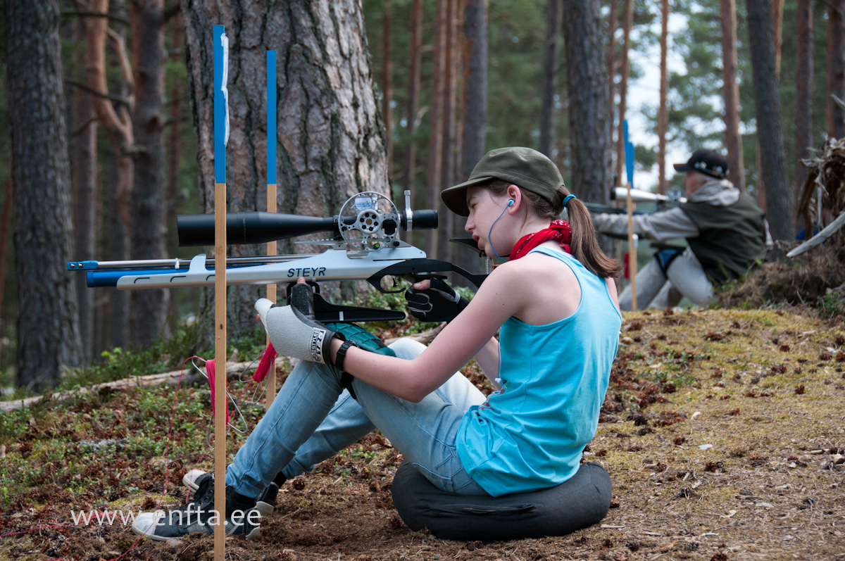 Kristin Antsmäe, Steyr LG 110 Field Target, Nikko Stirling Diamond 10-50x60